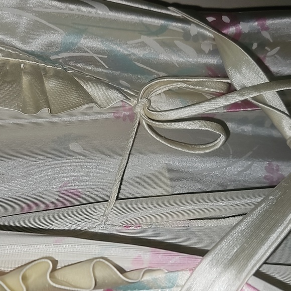 Lara Dee Vintage Silky Long Robe 1 Pocket belt tie sz S - Picture 6 of 7